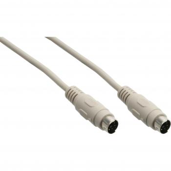 Intos mDIN6/PS/2 Kabel – 3 Meter glatt