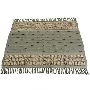 Tapisserie en coton J-Line bleu et blanc