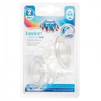 Tettarelle EasyStart in Silicone a Flusso Medio