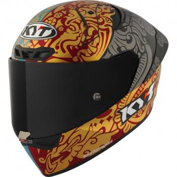 Casque Moto Intégral KYT KX‑1 Race GP Bastianini IDN Replica 2023 M
