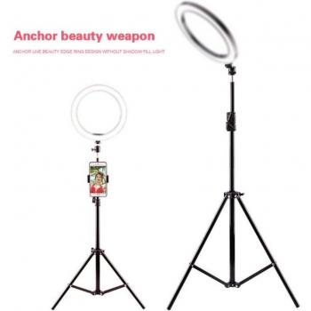 8 LED Ring Light for Makeup and Photography with Tripod