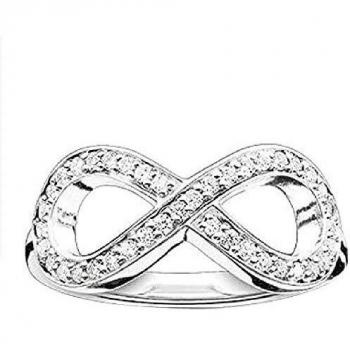 Thomas Sabo Bague Femme Glam & Soul Argent 925 Oxydes de Zirconium Taille 56