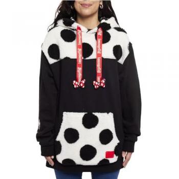 Hoodie Minnie Polka Dots Sherpa Unisexe