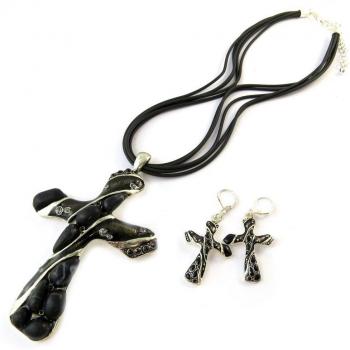 Parure di Lily F5641 Tesori Pitture Indiane Nera