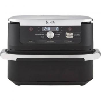 Ninja Foodi Flex Drawer AF500DE Heißluft-Fritteuse 2470 W Antihaftbeschichtung, mit Display Schwarz