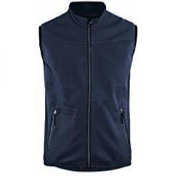 BLAKLÄDER® Softshellweste in Größe 2XL marine/schwarz