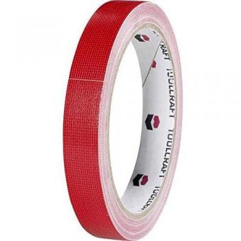 TOOLCRAFT HEB19L10RC Cloth Tape 10m x 19mm Red