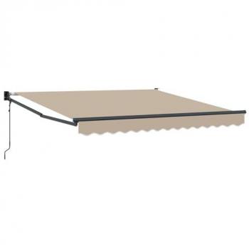 Toldo Retráctil Vidaxl Beige 3x2.5 m