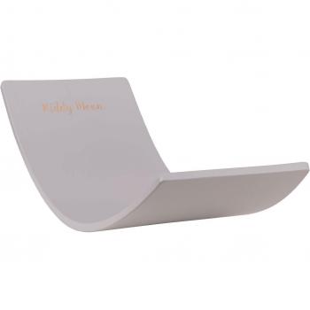 KiddyMoon balance board in legno per bambini 80x30 cm, grigia
