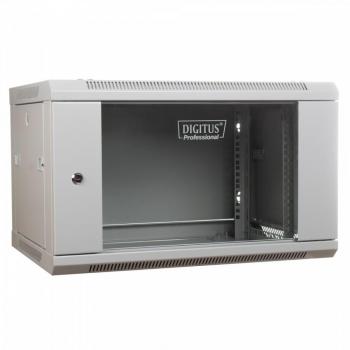 Armoire murale 4U 19 DN-WU19 06U/450 avec porte en verre