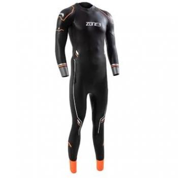 Zone3 Thermal Aspire Men's Black‑Orange Neoprene Dive Suit (S)