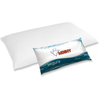 Almohada Dormitorio Segura Moshy 105 cm, Dual‑Funda Algodón/Poliéster