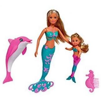 Simba Puppe Steffi Love Mermaid Friends Meerjungfrauen mit Evi Love 105733336