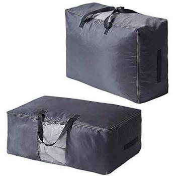 QuiltKeeper Grey Dual Zipper Bag