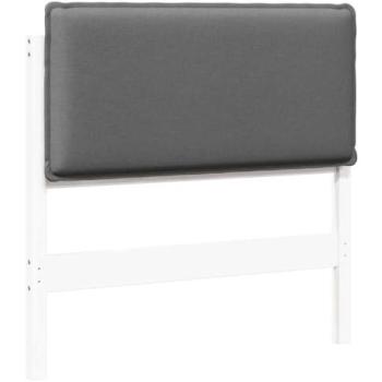 UltraSoft White & Light Grey 100 cm Headboard by vidaXL