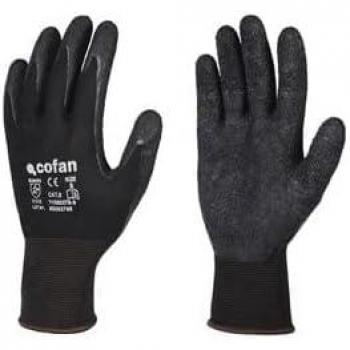 Soutien en polyester imprégné de latex noir T‑8
