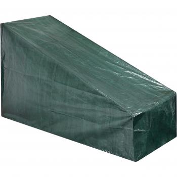 Grüne Abdeckung für Sonnenliege 144x57x92,2cm wasserabweisend und UV-beständig