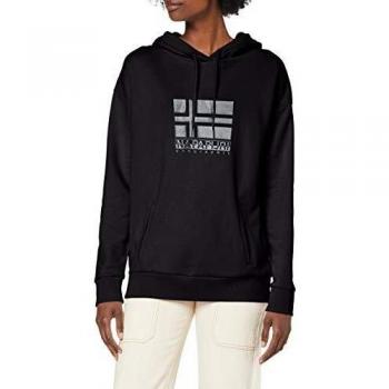 Napapijri Damen BHYAMOLI H Pullover, Schwarz, L (Large)