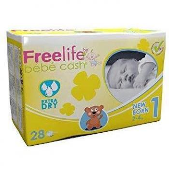 Freelife Bebé Cash Nappy New Born 1‑2 kg 28 Stück