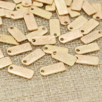 Kit Étiquettes Métalliques Prune Or – 100 pièces