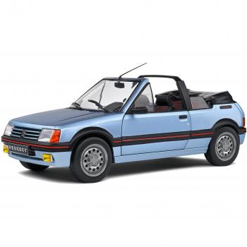 Peugeot 205 CTI Cabriolet Modellauto 1:18 Azurblau 1989