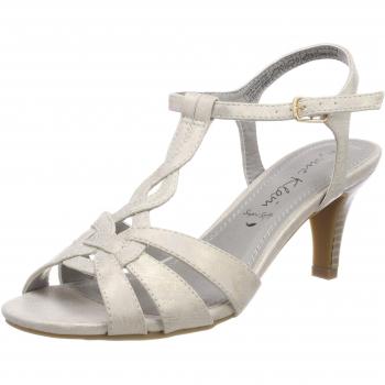 JANE KLAIN Damen 283 763 Offene Sandalen, (Beige), 42 EU