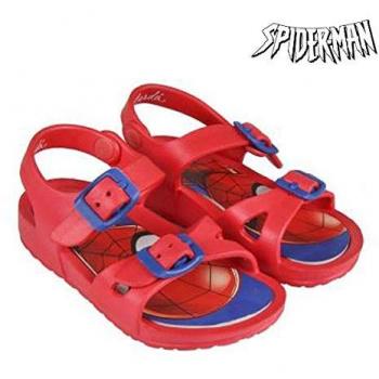 Sandalias de playa Spiderman rojo 31