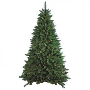Flora Albero di Natale 270 cm Super Folto 2243 Rami Pino Verde Base Croce