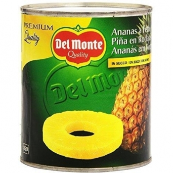 Del Monte Canned Pineapple Slices in Juice 820g/510g
