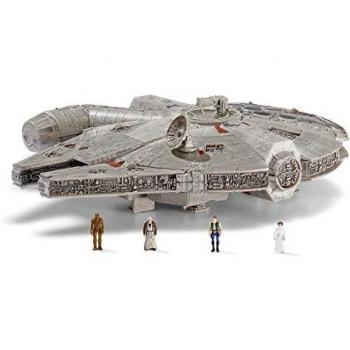 Star Wars Micro Galaxy Squadron Millenium Falcon met 4 figuren