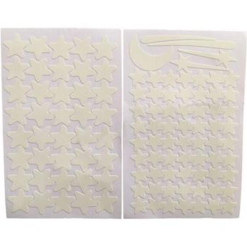 Blue Glow-in-the-Dark Wall Stickers for Kids