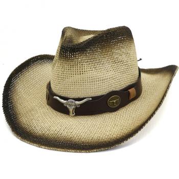 Cowgirl Sombrero aus Stroh für den Sommer