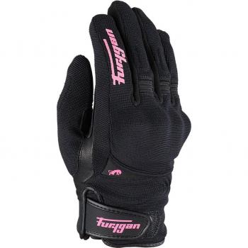 Gants Moto Femme Furygan Jet All Season D3O Noir-Rose