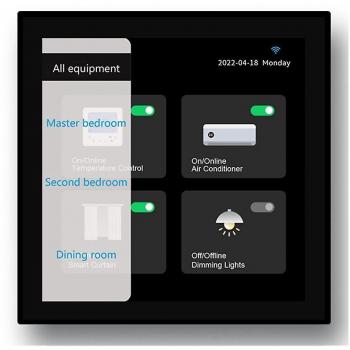 Écran de commutation Tuya Zigbee 4