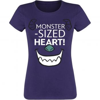 Monster AG – Disney T-Shirt – James P. Sullivan – Monster – Sized Heart! – Lila – Damen – L