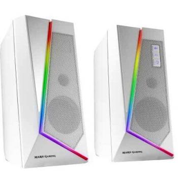 MARS GAMING Altavoces Bluetooth Mars Gaming MS7 20W 2.0 Blancos