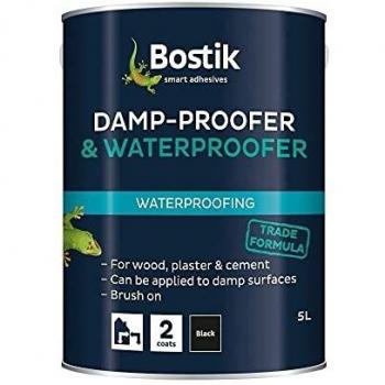 Bostik 30812207 Cementone Aquaprufe Damp Proofer & Waterproofer 5 Litre