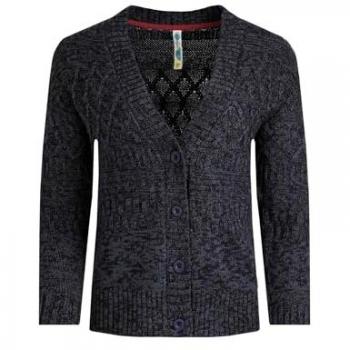 Cardigan Weird Fish Amiens à Motifs Mixtes