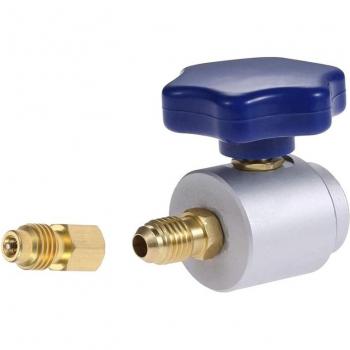 R134A Manifold with 1/4 inch SAE x 1/2 inch Adapter