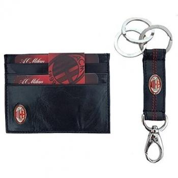 Milanisti Premium – Portachiavi e Portacarte in Pelle – PS 01550