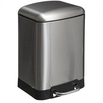 Cestino Ariane 6L a pedale in acciaio inox