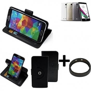 Funda Black 360° + Estuche de Libro y Anillo para Huawei G600