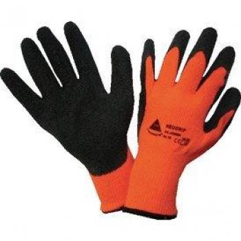 Hase Polyester Strickhandschuhe Neogrip-Orange