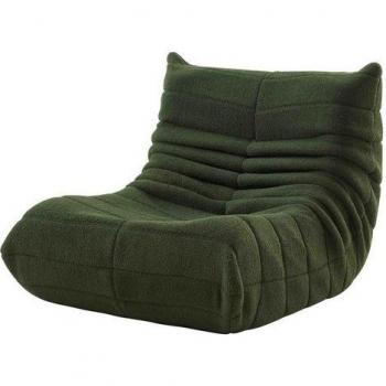 Redom Lounge‑Sitzkissen – Innenrahmenlose Struktur, Teddyfleece & Schaum (Einzelsofa)