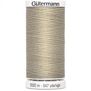 Gutermann Sew All Polyester Thread, 500mtr, Beige