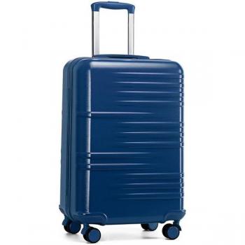Trolley Rigide Valise Cabine 55 cm – Bagage à Main avec Serrure TSA et 4 Roulettes