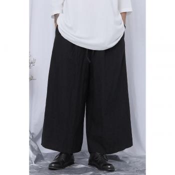 Pantalones anchos de pierna para hombre