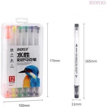 Pincel Rotulador BK 36 Colores y Agua