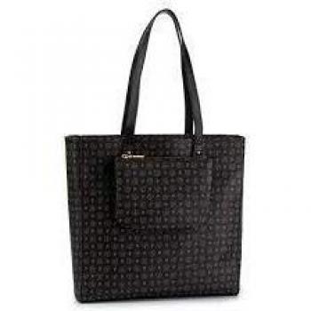 PVC Borsa Heritage Nero Vitello Bronzo Pollini