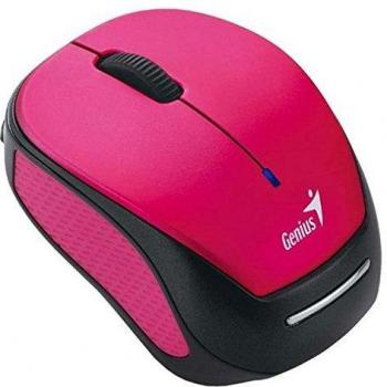 Genius Micro Traveler 9000R V2 RF Inalámbrica + USB 1200DPI Ambidextro Negro Rosa Ratón